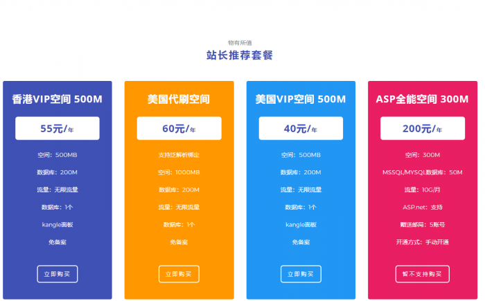 最新好用的简洁大方的idc首页模板插图3