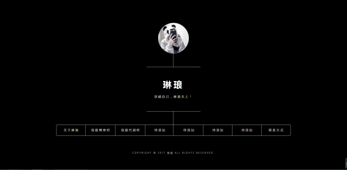 5款简洁的个人主页源码插图3