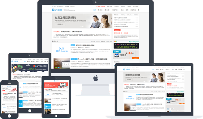WordPress大前端DUX5.1主题PJ版