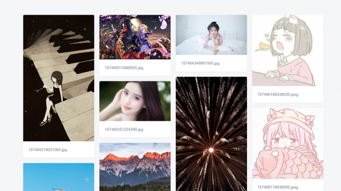 京东图床外链上传+瀑布流图展示源码分享