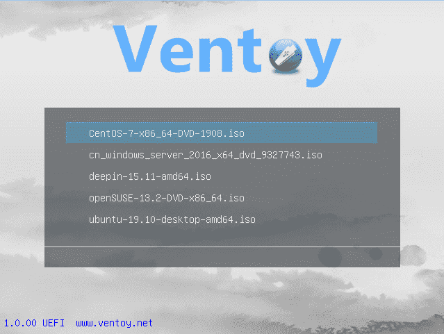 国产开源U盘启动制作工具Ventoy v1.0.44