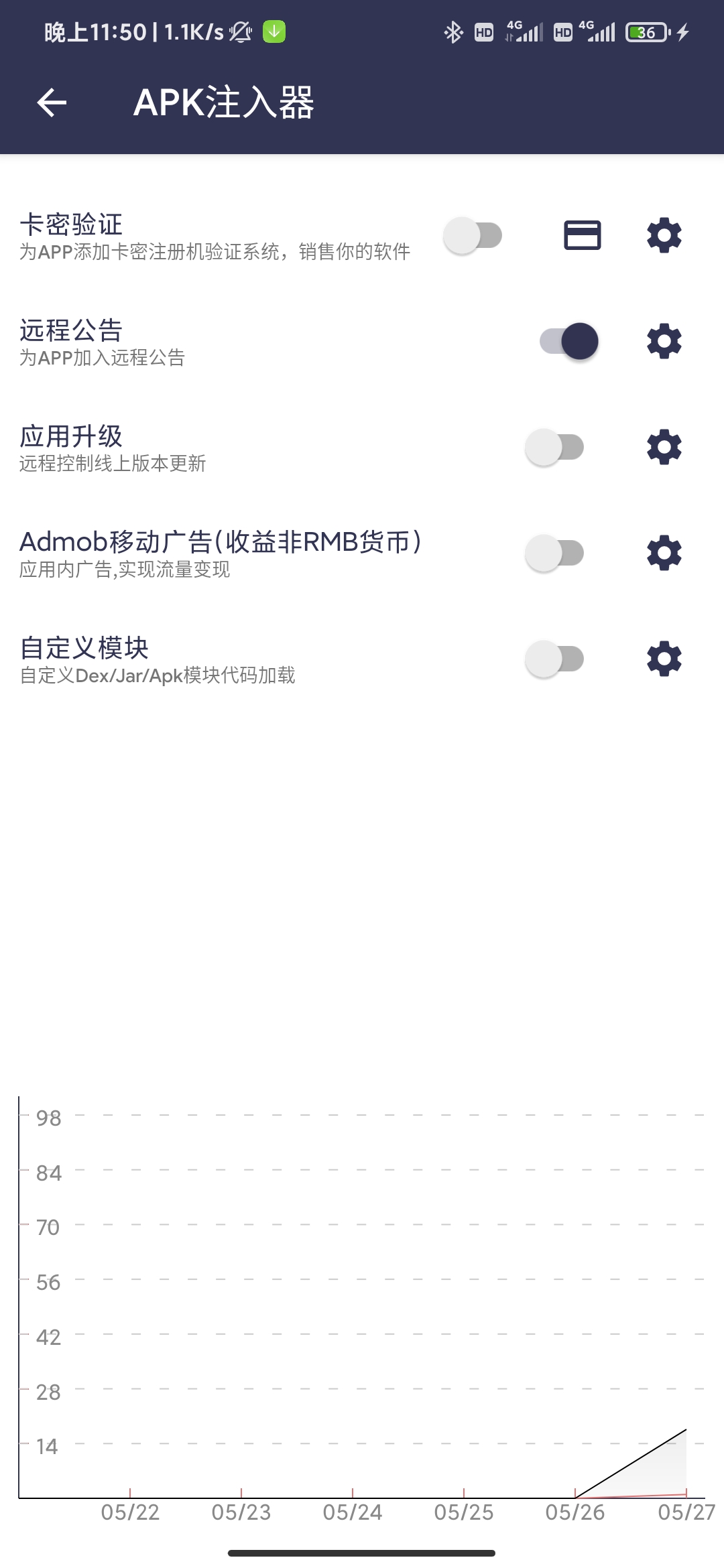 Arm pro 支持网络弹窗/卡密/应用升级 脱壳等功能插图3