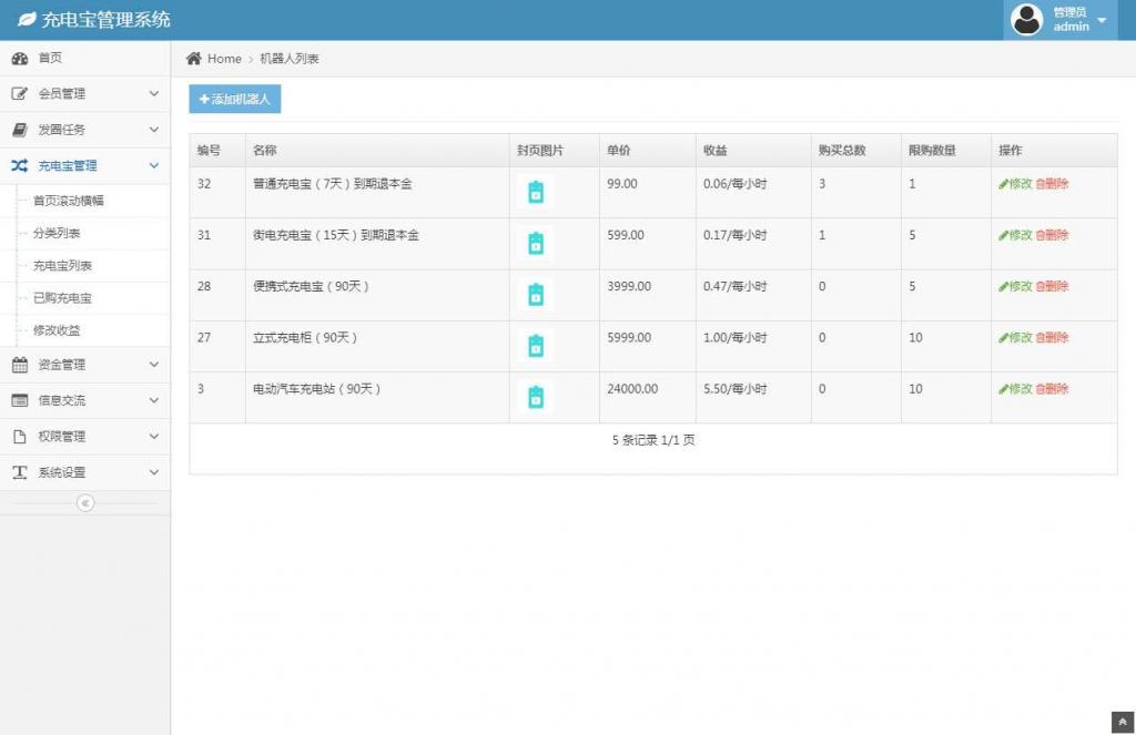 最新怪兽充电宝 共享充电宝源码插图17