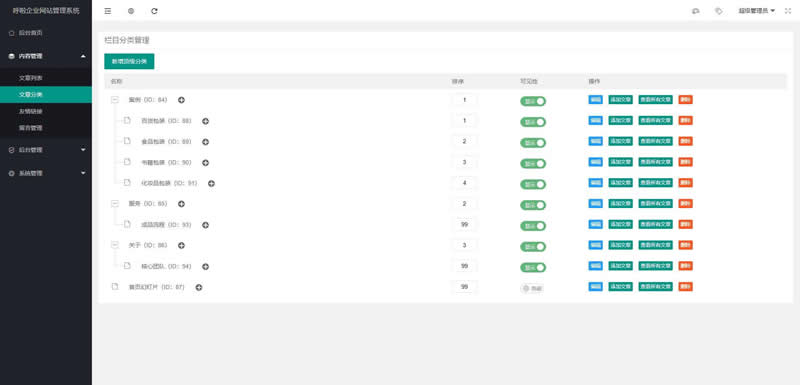 HulaCWMS呼啦企业网站管理系统 v3.0插图2 HulaCWMS呼啦企业网站管理系统 v3.0插图2