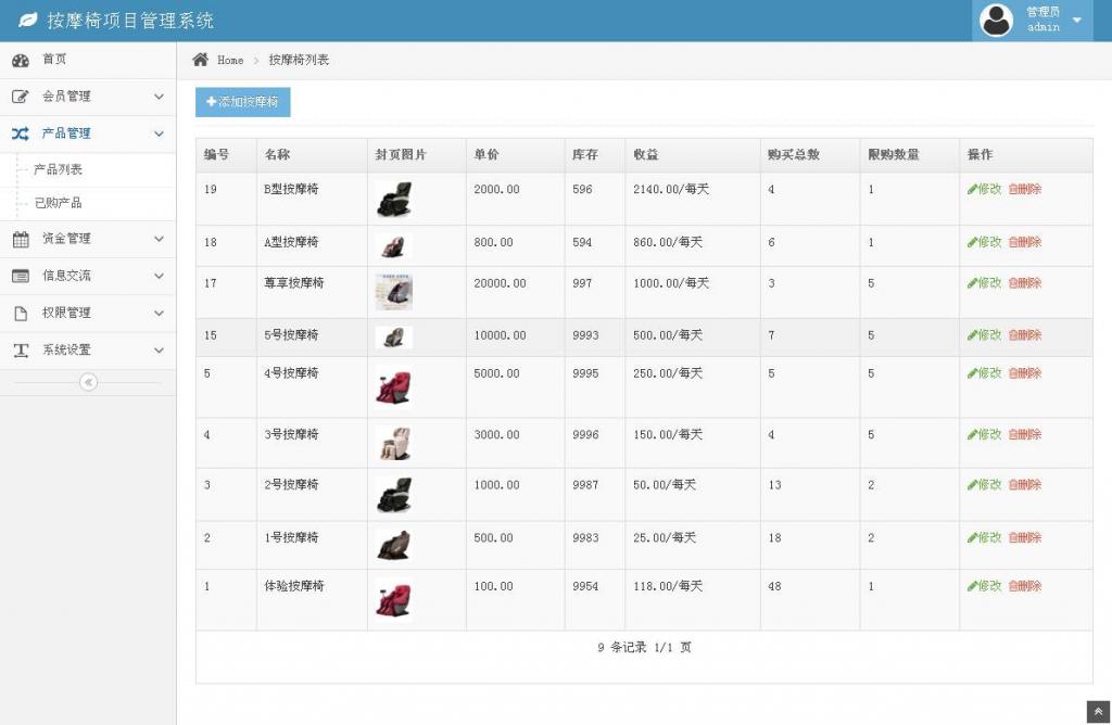 共享按摩椅理财系统|金融投资理财系统插图15