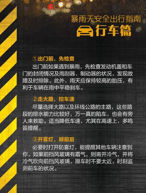 河南暴雨安全避险最全指南插图4 河南暴雨安全避险最全指南插图4