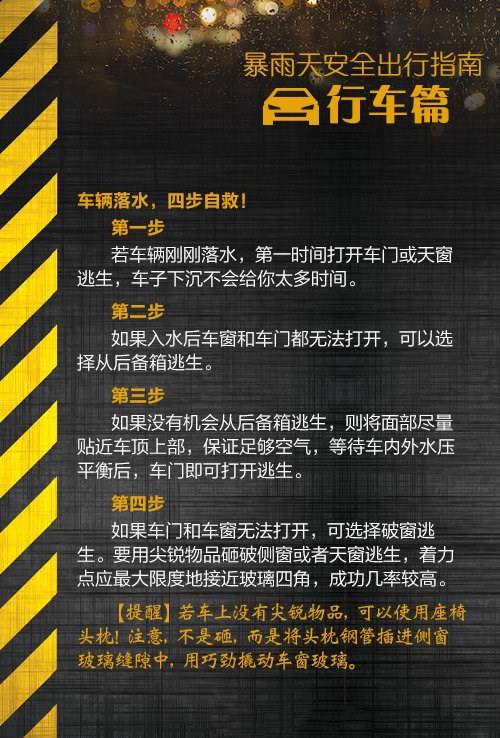 河南暴雨安全避险最全指南插图8 河南暴雨安全避险最全指南插图8