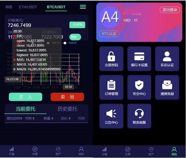 【亲测】最新lEO数值资产系统某平台2021新版 c2c币数值合约交易平台自动撮合松机器人功能