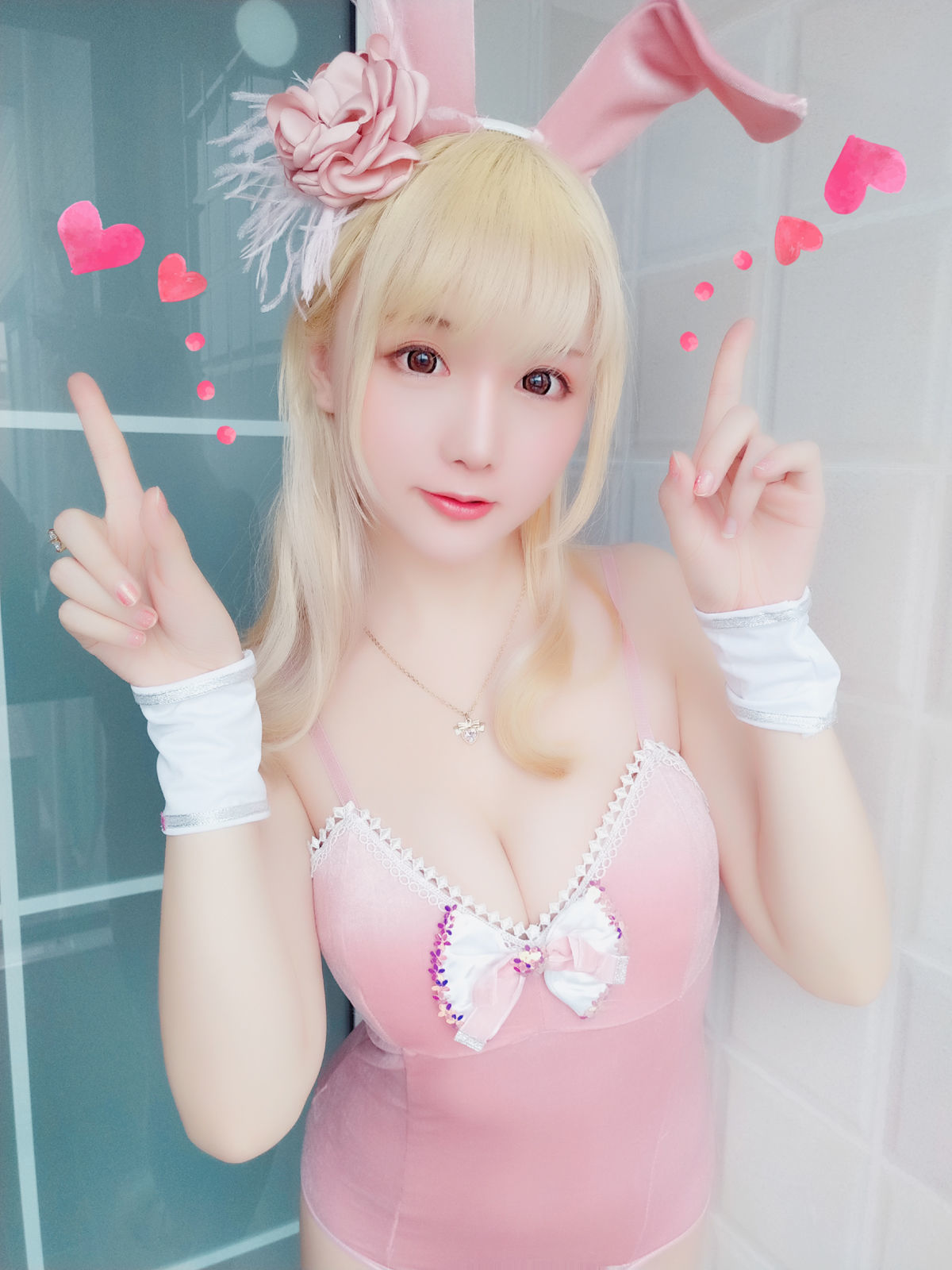 福利美图 小姐姐星之迟迟-粉红泡泡包插图7