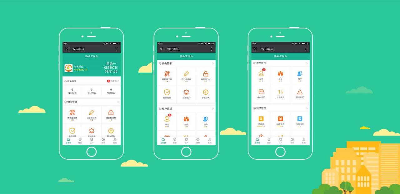 智云物业4.20+前端,物业小程序源码+前端+公众号插图 智云物业4.20+前端,物业小程序源码+前端+公众号插图