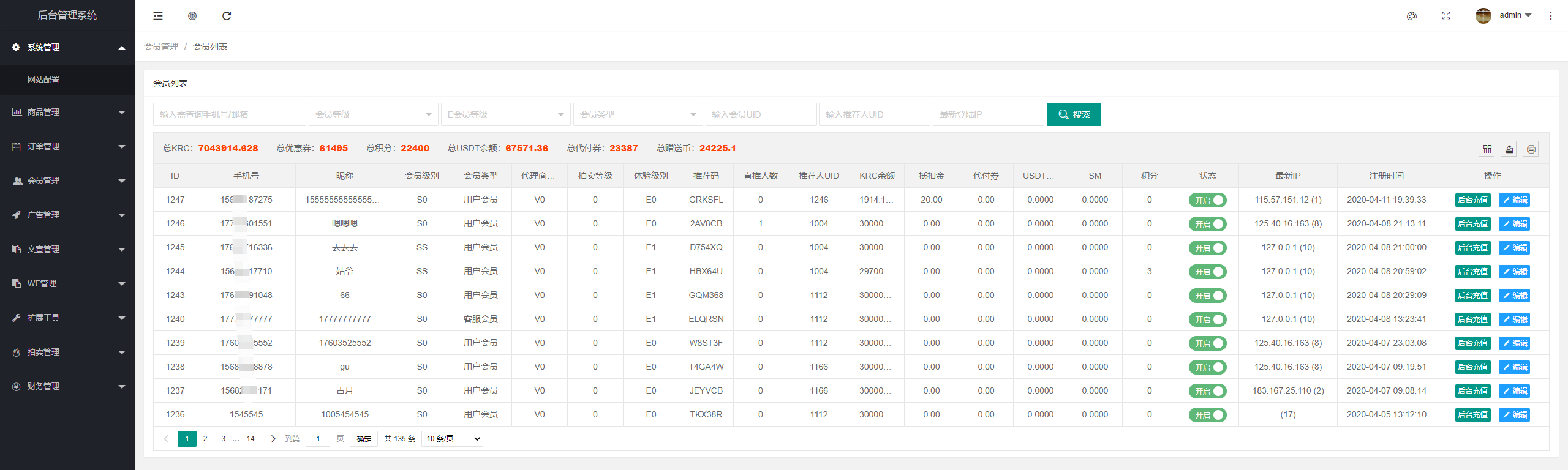 KRC跨境商城系统 拍卖系统 竞拍系统 高端商城 虚拟币支付源码插图10 KRC跨境商城系统 拍卖系统 竞拍系统 高端商城 虚拟币支付源码插图10