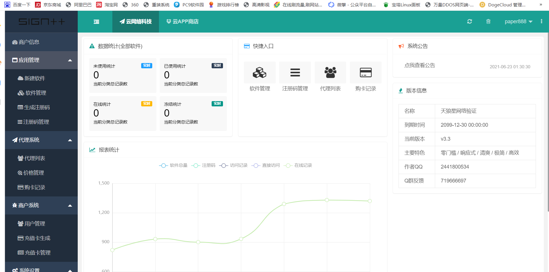 【站长亲测】全网首发/天狼星网络验证源码/官方正版/内附搭建教程插图2 【站长亲测】全网首发/天狼星网络验证源码/官方正版/内附搭建教程插图2