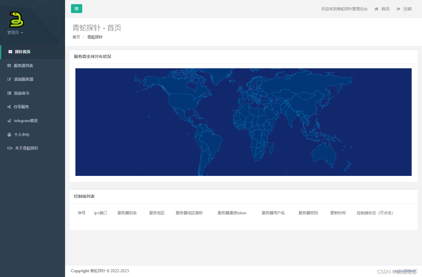 D1134 多服务器云探针源码(服务器云监控)插图3
